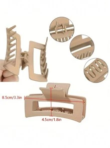 Set de 5 pasadores de pelo básicos para el día, de diseño de alta gama para mujeres con cabello grueso, de tamaño grande para recogidos y peinados