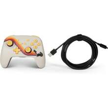 PowerA Control Inalámbrico Mejorado para Switch - : Retro - Licencia oficial de - Rojo y blanco - Ver 6