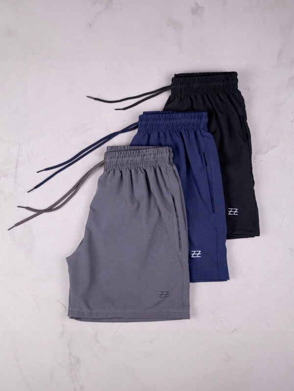 Kit 3 bermudas masculina academia treino