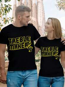 Women's Treblemakers T-Shirt Stylish Comfortable Ladies Tee - Black - View 1