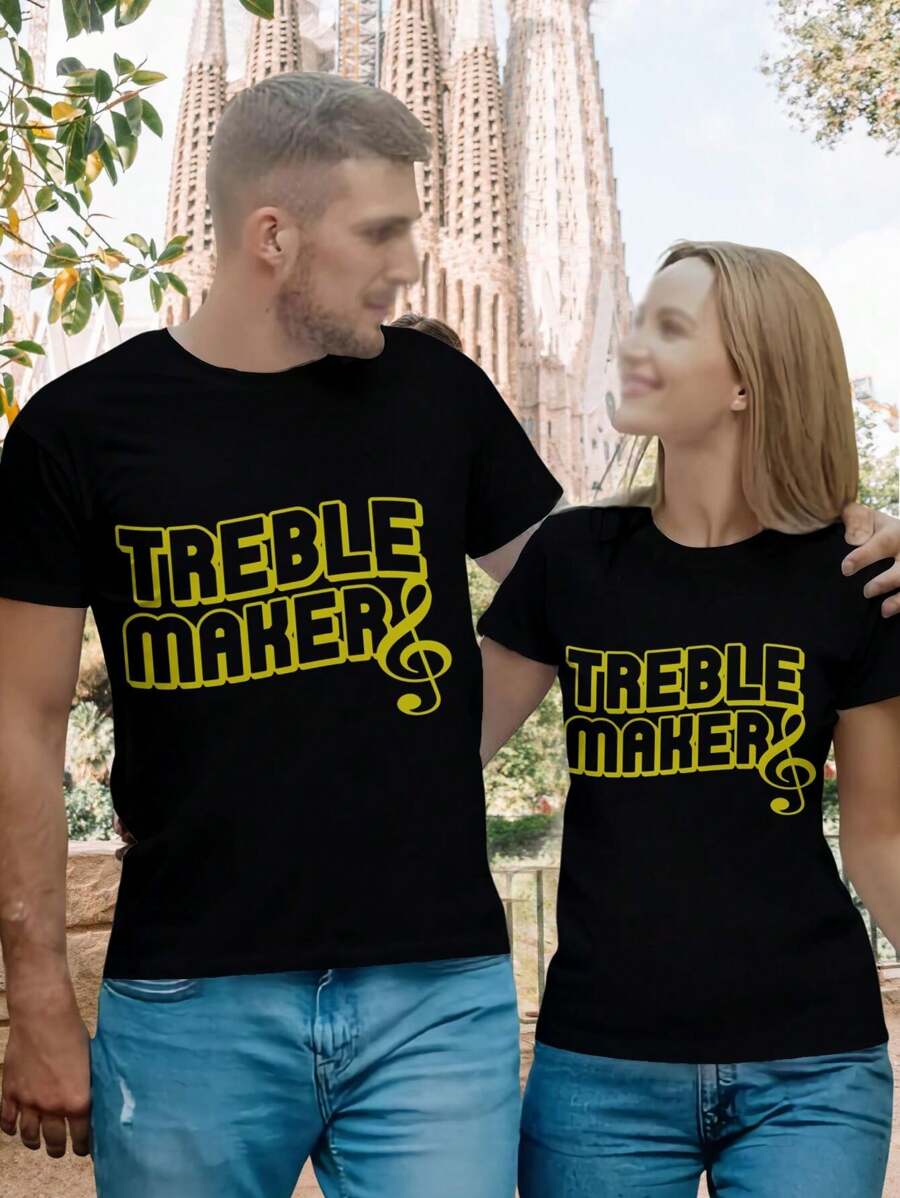 Women's Treblemakers T-Shirt Stylish Comfortable Ladies Tee - Black - View 1