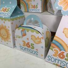 Kit 20 365 SMILES Boxes - Boxes For Decoration And Souvenirs For Children's Birthdays - Take And Assemble - 如照片所示 - 查看 3