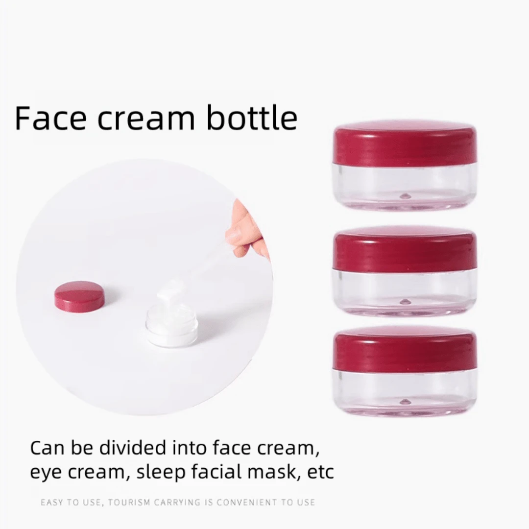 DONFAMDS 2er Set Tragbare Flaschenhalter Schlüsselanhänger - Nachfüllbare Reisebehälter Für Parfüm & Kosmetik