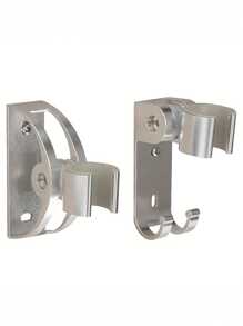 可调节淋浴支架 铝合金壁挂式银色淋浴手持支架 浴室配件手持支架 - 彩色 - 查看 11