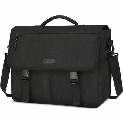 Men's Laptop Briefcase, 15.6 Inch Laptop Bag, One Shoulder Crossbody Bag, Water…