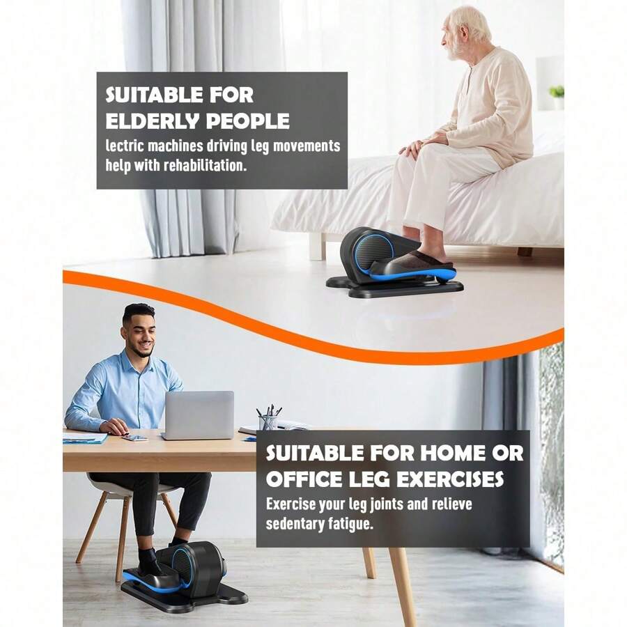 thumbnail image 2 of CATGOOD Under Desk Elliptical Exercise Machine, Electric Leg Exericser While Sitting For Seniors, Pedal Ellipse Exerciser With Remote Control Portable Training 2 of 14