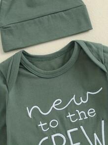 Newborn Sleeper Gown Baby Boy Girl Coming Home Outfit Infant Nightgown Sleeping Bag Sleepwear Pajamas - Green - View 4