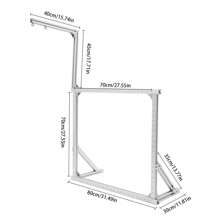 kangten Rug Hooking Punch Needle Tufting Frame W/ Stand Adjustable Homemade Sturdy 80*67cm - Silver - View 3