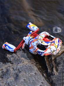 SOUGAYILANG New Asymmetric Pattern Design Ambidextrous Fishing Reel, Aluminum Alloy, 7.2:1 High-Speed Gear Ratio, Magnetic Brake System, Suitable For Smooth Casting In Fresh And Salt Water - Multicolor - View 9