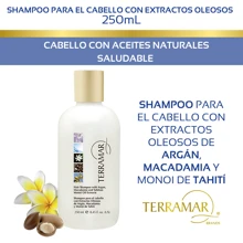 Shampoo Para El Cabello Con Extractos Oleosos 250ml Terramar - Blanco - Ver 2