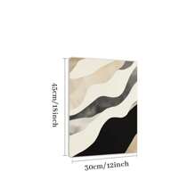 Póster de lienzo enmarcado de 1 pieza, pinturas en lienzo de arte de pared de galería neutra minimalista abstracta moderna, regalo ideal para dormitorio, sala de estar, pasillo, arte de pared, decoración de pared, decoración, decoración de habitación