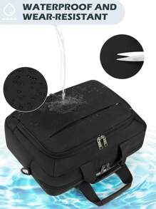 NEWHEY 15.6"/17.3" Laptop Bag For Men, Large Capacity 3-In-1 Business Briefcase Fits A4 Papers, Shock-Resistant, Suitable For Business, Travel, Work, School, Spring - Multicolor - View 5