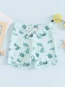 Young Boys Swimwear - Green - View 1