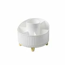 Porta-Pinceis Giratório de 360° para pincéis de maquiagem 6989-cor aleatoria - Multicolorido - Visão 6