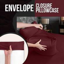 Bed Pillows - Burgundy - View 4