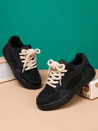 Men Casual Sports Shoes Lace-Up, Fashion Women Sports Running Sneakers, Casual Trainers