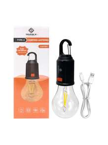 Foco LED Recargable para Camping,LED de Luz de Emergencia Portátil Luz de Tienda con Gancho Farol de Tienda para Camping Pesca - BT001 - Ver 1