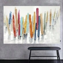 Framed Abstract Wall Art For Living Room  Wall Decor Modern Hand Painted Large Artwork For Living Room Bedroom Office Decor