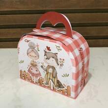 Kit 20 LITTLE RED RIDING HOOD Boxes - Boxes For Decoration And Souvenirs For Children's Birthdays - Take And Assemble - As In the Photo - View 4