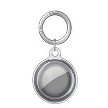 Custodia protettiva per Airtag, guscio trasparente anti-caduta per dispositivo di tracciamento, accessorio anti-smarrimento