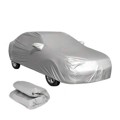 Full Car Cover Waterproof Suitable For Most Weather Car Outdoor Rainproof Uv Sunscreen Anti-Scratch Windproof Universal Cover For Cars