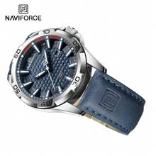 NAVIFORCE Naviforce Marca Homens Moda Relógios De Quartzo Masculino Pulseira Esporte Relógios De Pulso À Prova D'Água Calendário Relógio