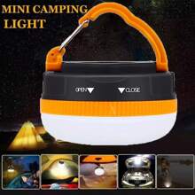 1pc Outdoor Camping Solar Rechargeable LED Bulb Light, Emergency Lamp For Home Use