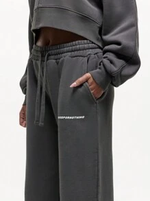Good for Nothing Vintage Grey Sweatpants - Vintage Grey - View 2