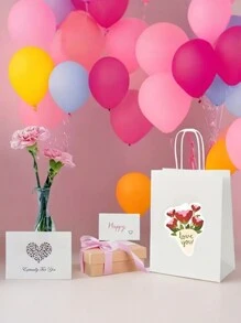 5/10/20/50/100 pièces Sac cadeau personnalisé, sac en papier de 21 x 11 x 27 cm avec poignée, sac en papier réutilisable petit, moyen et grand pour , sac pour produits de au détail, sac cadeau d'anniversaire, sac cadeau de mariage, sac cadeau de fête, style élégant et simple, personnalisé, unique pour anniversaires, anniversaires, usage quotidien, mariages, remise de diplômes, soirée de promo, fêtes, fournitures scolaires, rentrée scolaire, bureau, école, salle de classe, cadeaux pour enseignants, université, collègues, chambres étudiantes, pour garçons et filles, adolescents, élèves de collège et de lycée, étudiants universitaires, première année, deuxième année, élèves