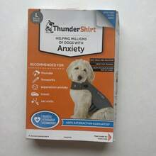 ThunderShirt Dog Anxiety Relief Calming Vest Large Gray - 1 - View 4