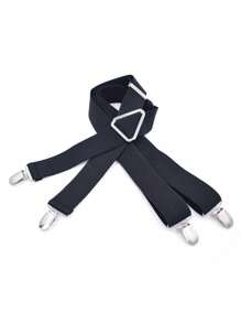 1Pc Men Wide Suspenders High Elastic Adjustable 4 Strong 25mm Wide Clips Solid Color Suspender Heavy Duty X Back Trousers Braces Heavy Duty Suspenders With Swivel Hooks For Men Work Jeans Y Back Big And Tall Adjustable Elastic Trouser Braces Belt Loop Strap, Wedding Accessories For Going Out Outfit Wedding Party And For Gift Autumn-Winter Accessories Halloween Costume,Suitable For Teens, Youth,Men,Casual, Outdoor, Athletic, Vacation, Graduation Gifts, Birthday, Daily Wear - Multicolor - View 7