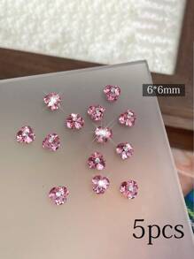 5件高品质美甲花子。手工成品,带水钻,热门网红,超闪水晶钻球,美甲装饰,美甲用品,美甲饰品,美甲宝石 - 銀色 - 查看 13