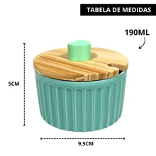 MUNDO DA PORCELANA Salt & Pepper Shaker Set - 綠色 - 查看 5