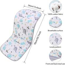 1pc Stroller Pad, Unisex Infant Baby Stroller Seat Cushion, All Season