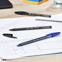 Crystal Exact Fine Point Pens (0.7 Mm) - Blue, Box Of 20
