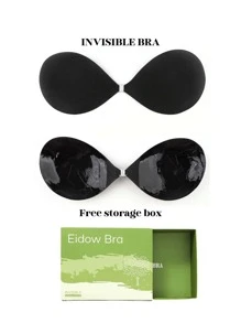 YIYANG Invisible Bra With Adhesive Bra (Optional Two Styles Storage Box), Reusable Invisible Self-Adhesive Bra, No Straps, Suitable For Evening Gowns, Wedding Dresses And Sleeveless Swimsuits - Multicolor - View 15
