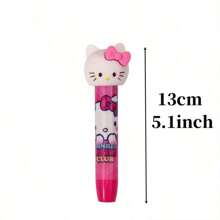 Sanrio 1 pieza Sacapuntas de goma de personaje lindo Hello Kitty de Sanrio - ABS, para uso en oficina/escuela, sin suciedad ni fragancia, goma de borrar rosa con diseño de Kitty