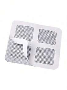 5-20Pcs Anti-Insect Floor Drain Stickers Kit, Bathroom Hair Catcher Adhesive Net, Shower Drain Filter, Prevent Clogging In The Kitchen - 銀色 - 查看 9
