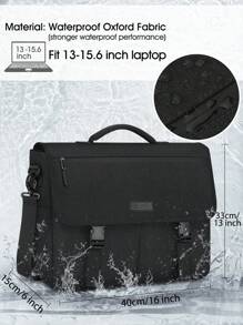 NEWHEY Men's 15.6 Inch Backpack, Modern Design, Multi Pocket, Computer, Suitable For Work, Travel, College Commute, Adjustable Strap, Padded Compartment. - Multicolor - View 6