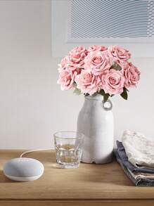 9/18/36 Heads Roses Artificial Silk Flowers, Fake Roses With Long Stems Realistic Faux Rose Bouquets For Wedding Decorations Bridal Shower Centerpieces Floral Arrangements Party Home Table Decor For Wedding Decoration, Valentine'S Day Decor, Birthday Decor, Anniversary Decor, Holiday Decor, Graduation Decoration, Party Decor Supplies Spring Flowers, Spring Decorations For Home - 咖啡棕 - 查看 10