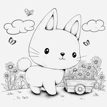 1 本优质着色书，卡通动物主题单面页面，具有精细的设计和清晰的线条，非常适合缓解压力、集中注意力和绘画练习，是情人节、节日和生日的完美礼物。 - 單件 - 查看 6