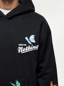 Good for Nothing sweat-shirt à capuche noir Flight