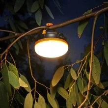 1pc Outdoor Camping Solar Rechargeable LED Bulb Light, Emergency Lamp For Home Use