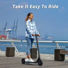 COBIZI E-Scooter Scooter électrique Portée de 25 km Vitesse de 20 km/h Scooter électrique pliable pour adultes Enfants Capacité de charge jusqu'à 100 kg Frein et amortisseur Affichage LED Pneus en caoutchouc solide Vélo électrique