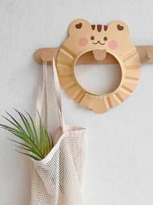 Yellow Baby & Toddler Ear Protection Shower Cap With Adjustable Strap, Cartoon Tiger Waterproof Bathing Cap For Kids - Yellow Tiger - View 12