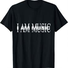 I AM MUSIC Album T-Shirt - Black - View 1