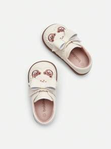 Balabala Baby Girls' Anti-Slip Shoes, Cute Teddy Bear Spring/Fall Design - Beige - View 4