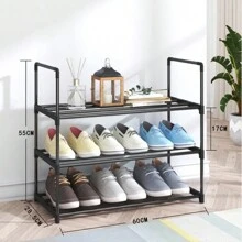 1PC 3/4/5 warstwowa wielowarstwowa zmontowana szafka do przechowywania pionowy stojak do przechowywania dormitorium żelazna szafka na buty wielowarstwowe drzwi domowe prosty stojak na buty