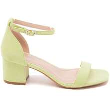 Summer Casual Versatile Minimalist High Heel Sandals - Yellow - View 2