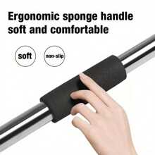 Pull Up Chin Up Bar Doorway Upper Body Abs Gym Fitness Training Strength - Silver - View 8